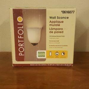 Wall sconce led battery operated